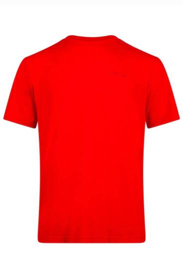 Viloft Sıfır Yaka Kırmızı Erkek T-Shirt - 2as