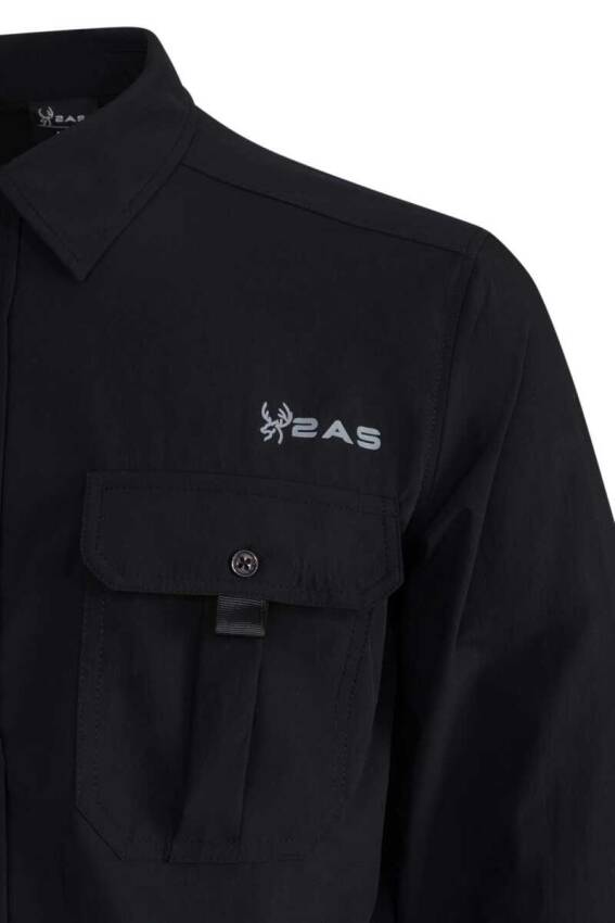 2AS GEAR GÖMLEK SİYAH - 3
