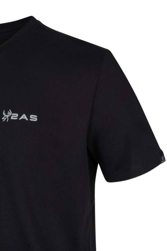 2AS ALEX ERKEK SIFIR YAKA T-SHİRT - 3