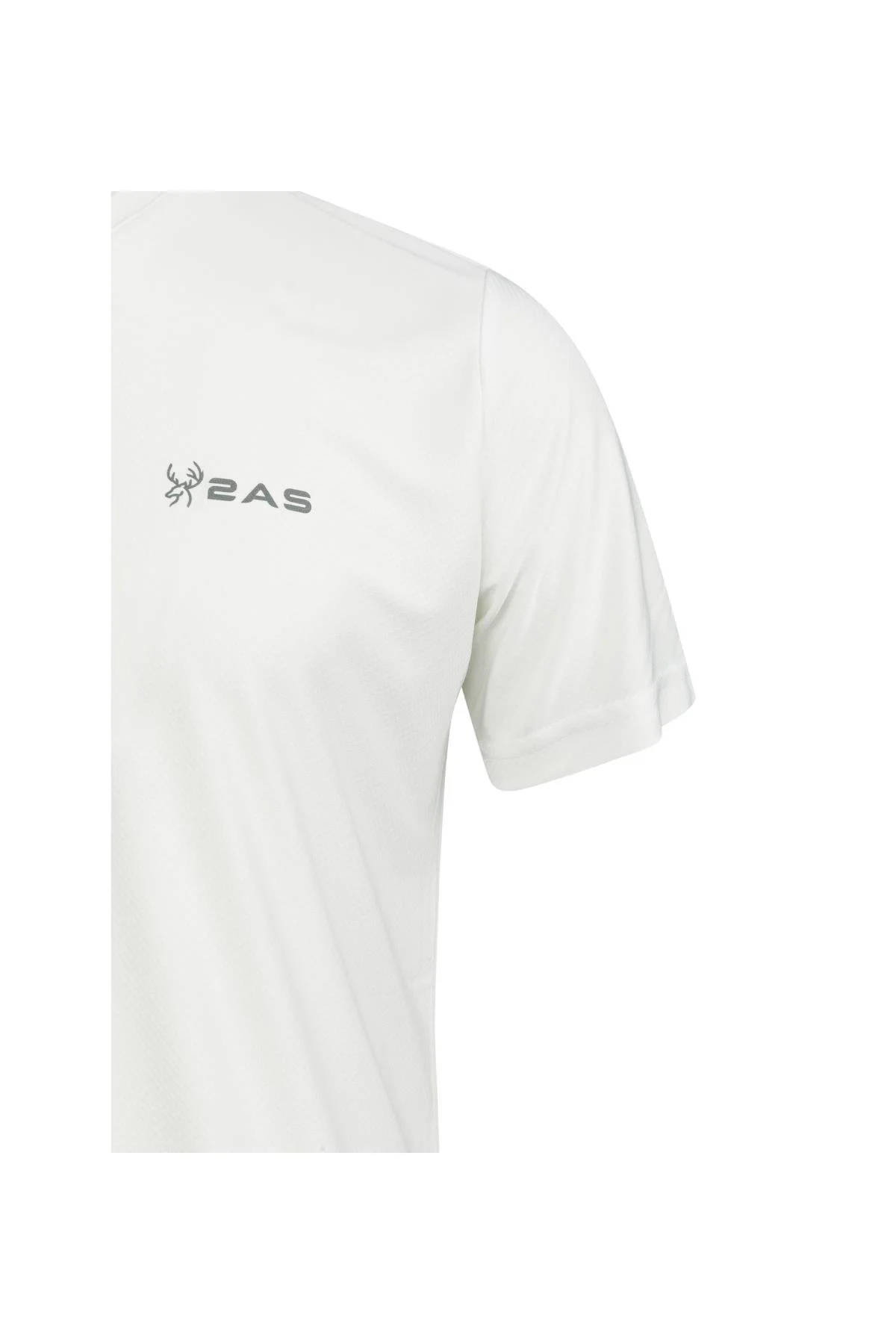 2AS Elba V Yaka T-shirt Beyaz - 3
