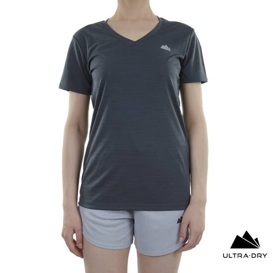 Alpinist Knockout Ultra Dry Kadın T-Shirt Antrasit - Alpinist