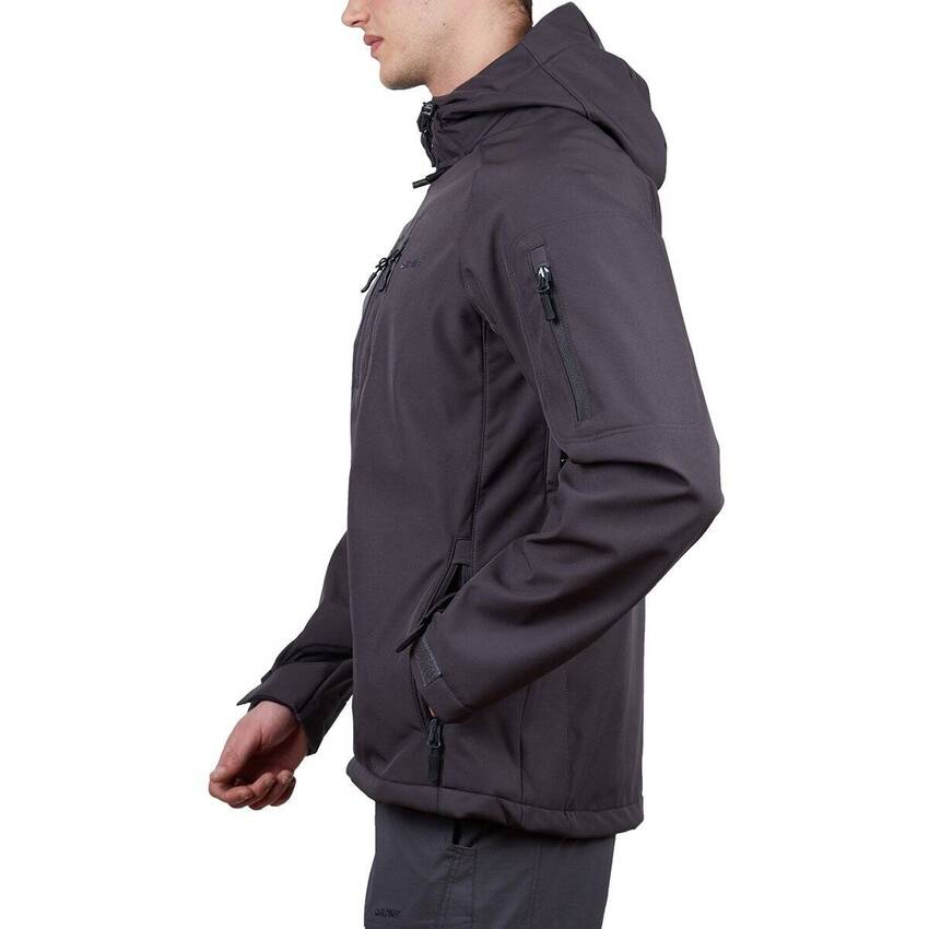 Alpinist Peak Softshell Erkek Outdoor Mont Antrasit - 4