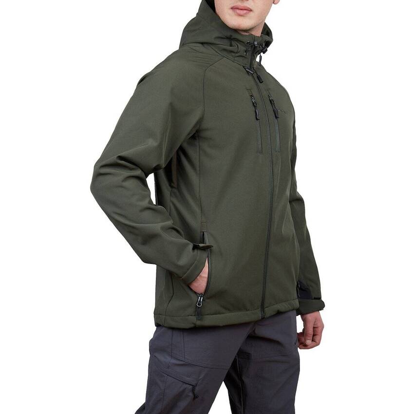 Alpinist Peak Softshell Erkek Outdoor Mont Haki - 3