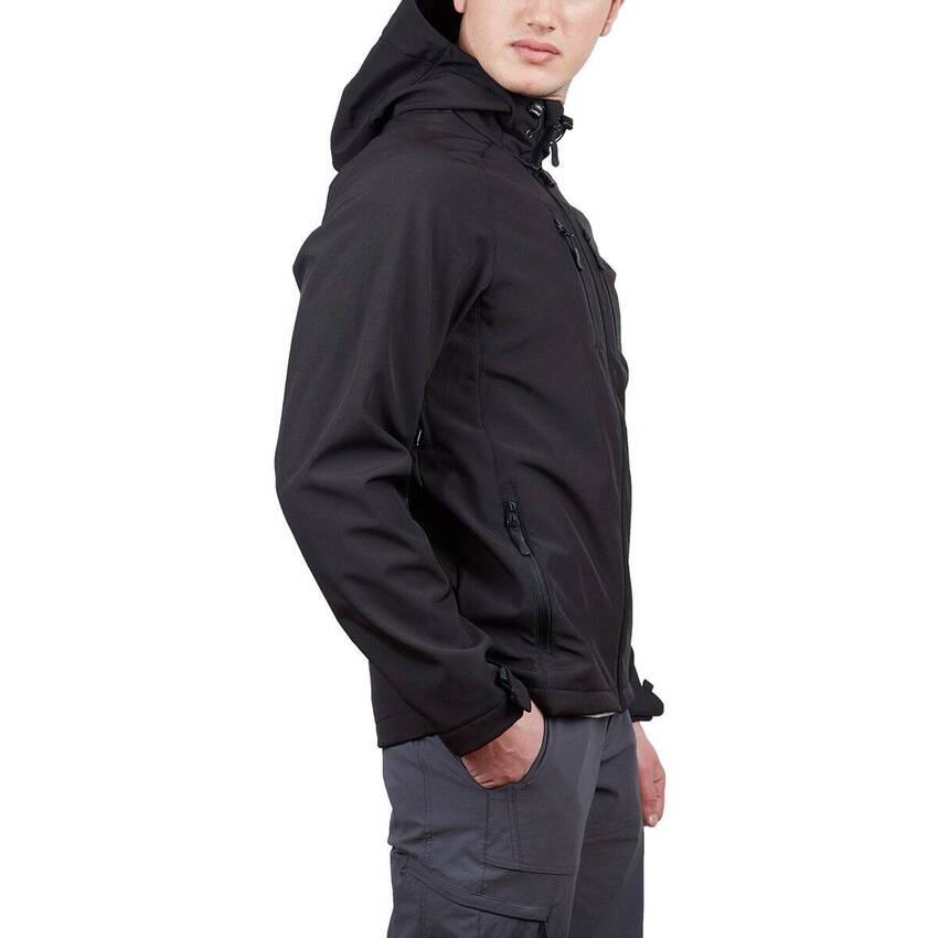 Alpinist Peak Softshell Erkek Outdoor Mont Siyah - 7