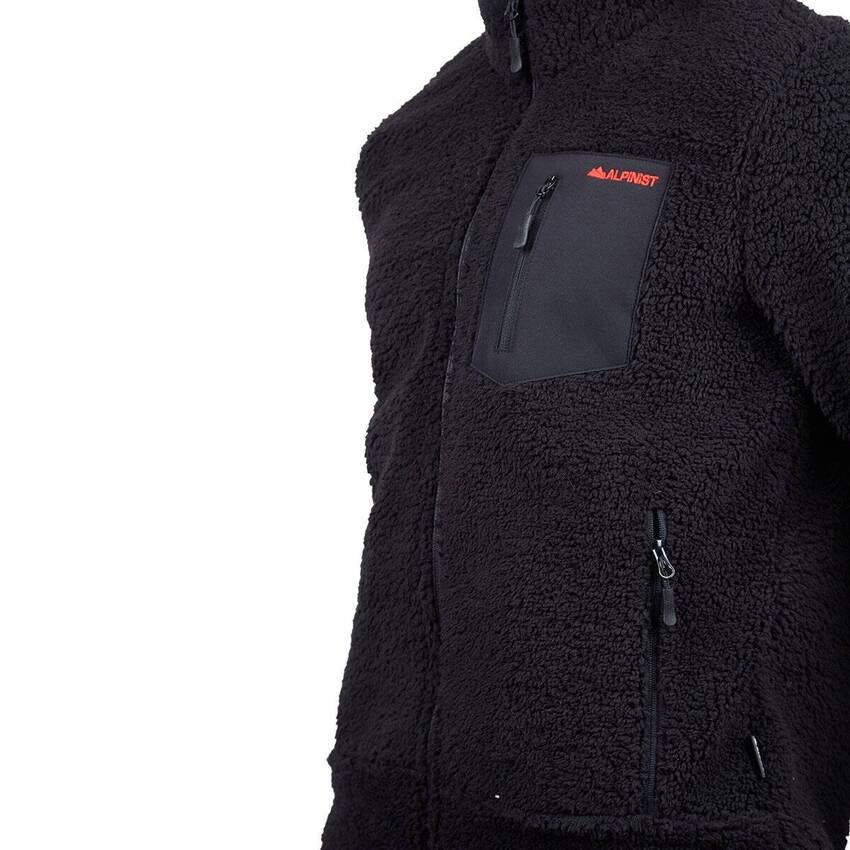 Alpinist Plus Teddy Erkek Polar Mont Siyah - 3