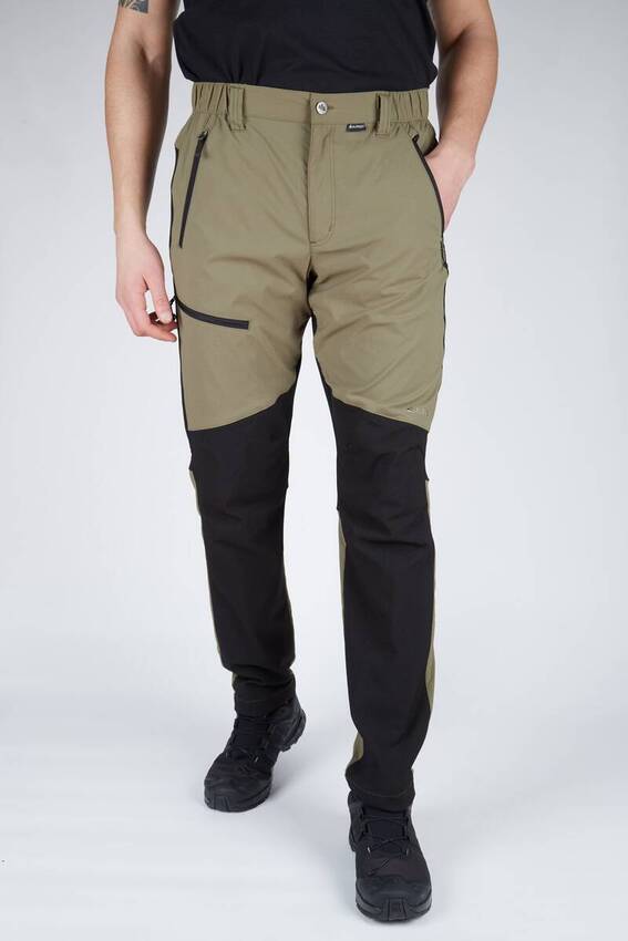 Alpinist Rugged Flex Erkek Pantolon Haki-Siyah - 1