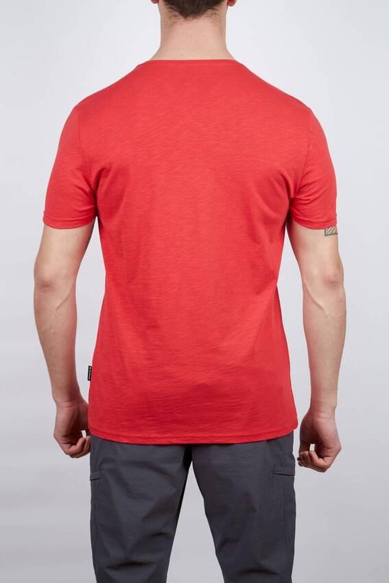 Alpinist Albino Basic T-Shirt kırmızı - 3