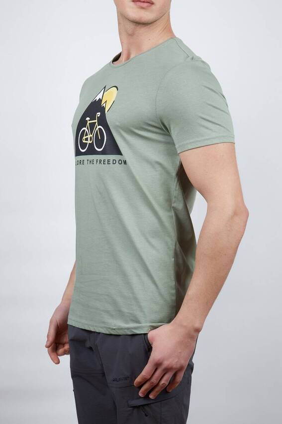 Alpinist Tarius Erkek T-Shirt Elma Yeşili - 2