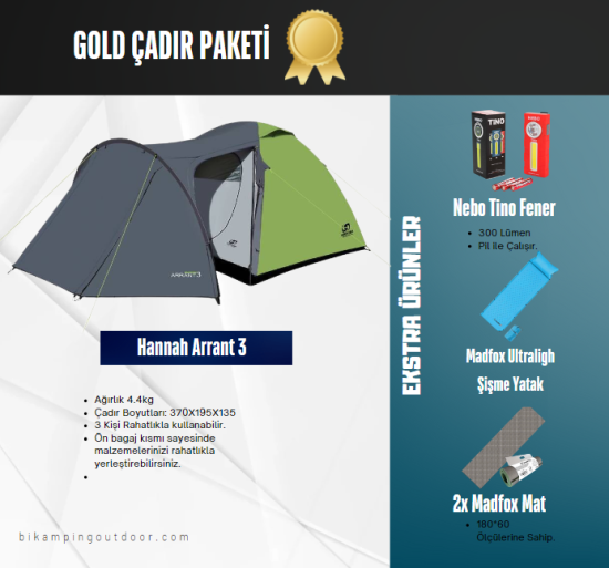 GOLD ÇADIR PAKETİ - Bi Kamping