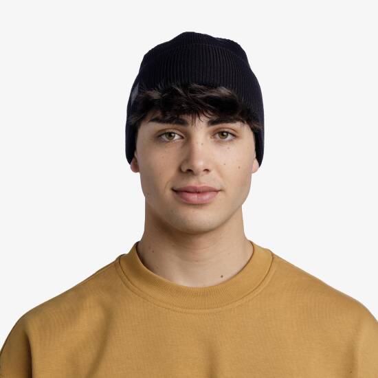 BUFF® CROSSKNIT BEANIE SOLID BLACK BERE - Buff