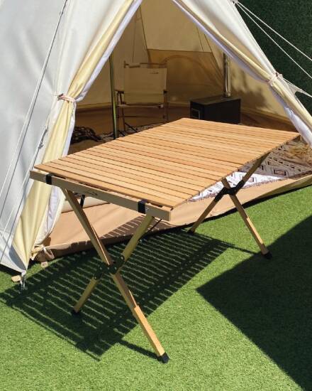 Campout Katlanır Ahşap Masa - Campout