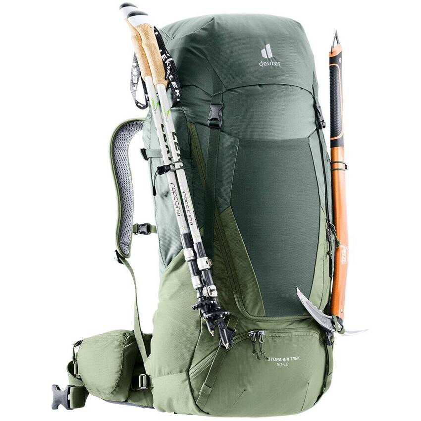 Deuter Futura Air Trek 50+10 Litre Sırt Çantası ivy-khaki - 3