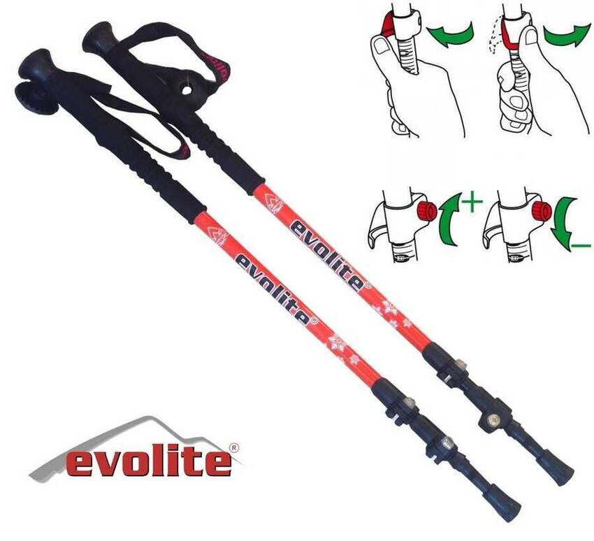 Evolite Speed-Lock Dıştan Kilitli Trekking Batonu - 1