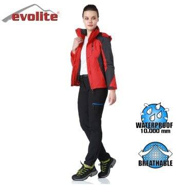 Evolite Diva Bayan 3in1 Gri/Kırmızı Mont - Evolite (1)
