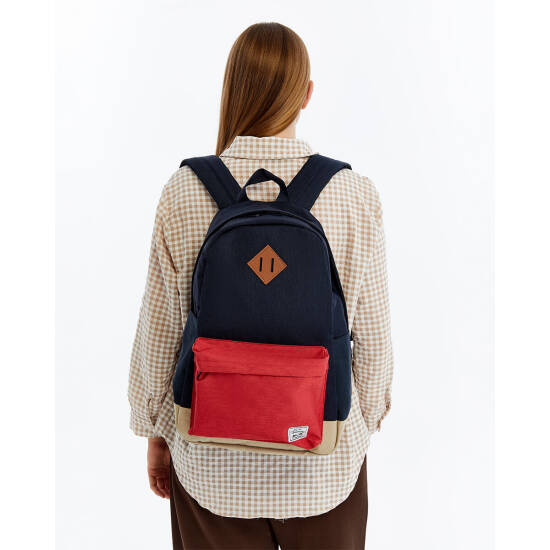 FreeCamp DayPack Limited Sırt Çantası Lacivert-Kırmızı - FreeCamp