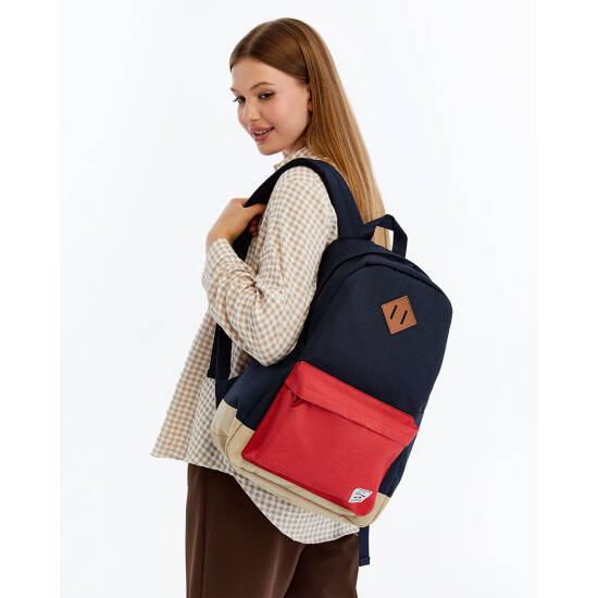 FreeCamp DayPack Limited Sırt Çantası Lacivert-Kırmızı - FreeCamp (1)