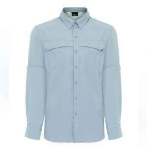 Novella Gri Yazlık Gömlek - FreeCamp