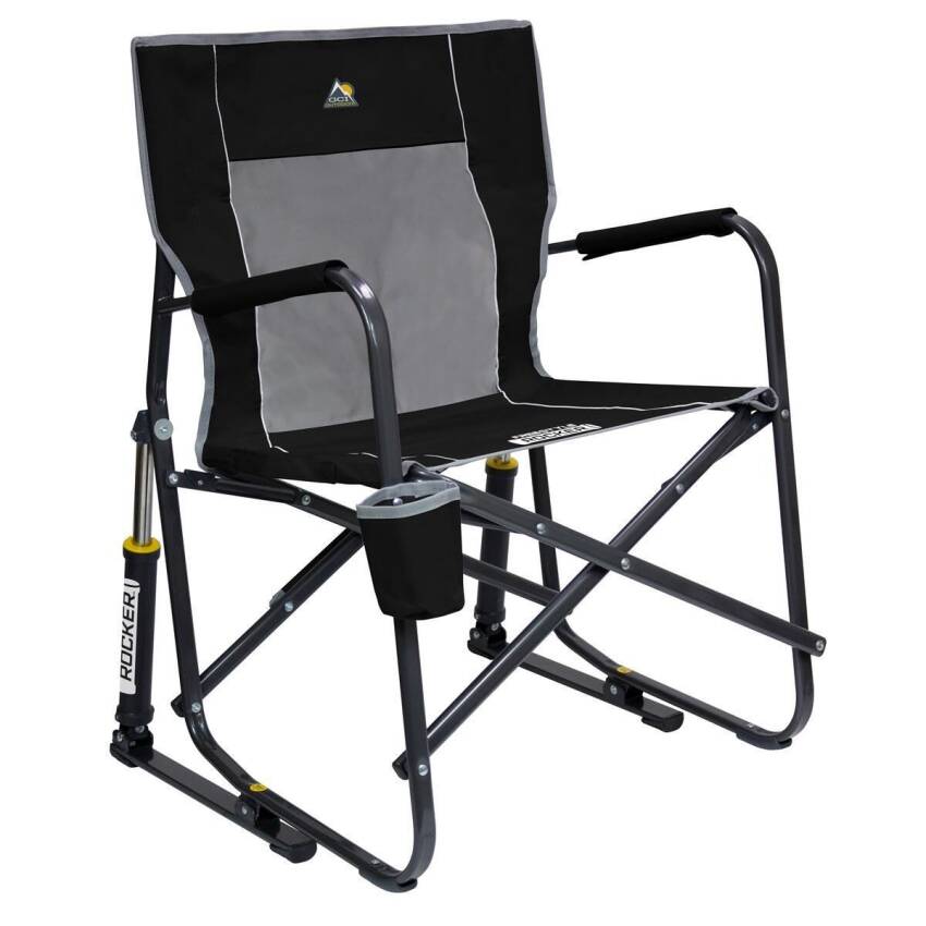 Gci Outdoor Freestyle Amortisörlü Katlanır Kamp Sandalyesi SİYAH - 1