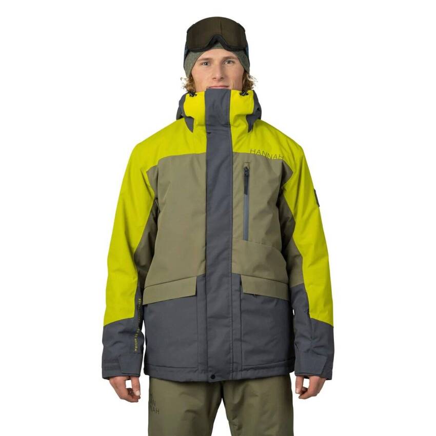 Hannah Garow FD Erkek Outdoor Mont burntolive/citronelle - 3