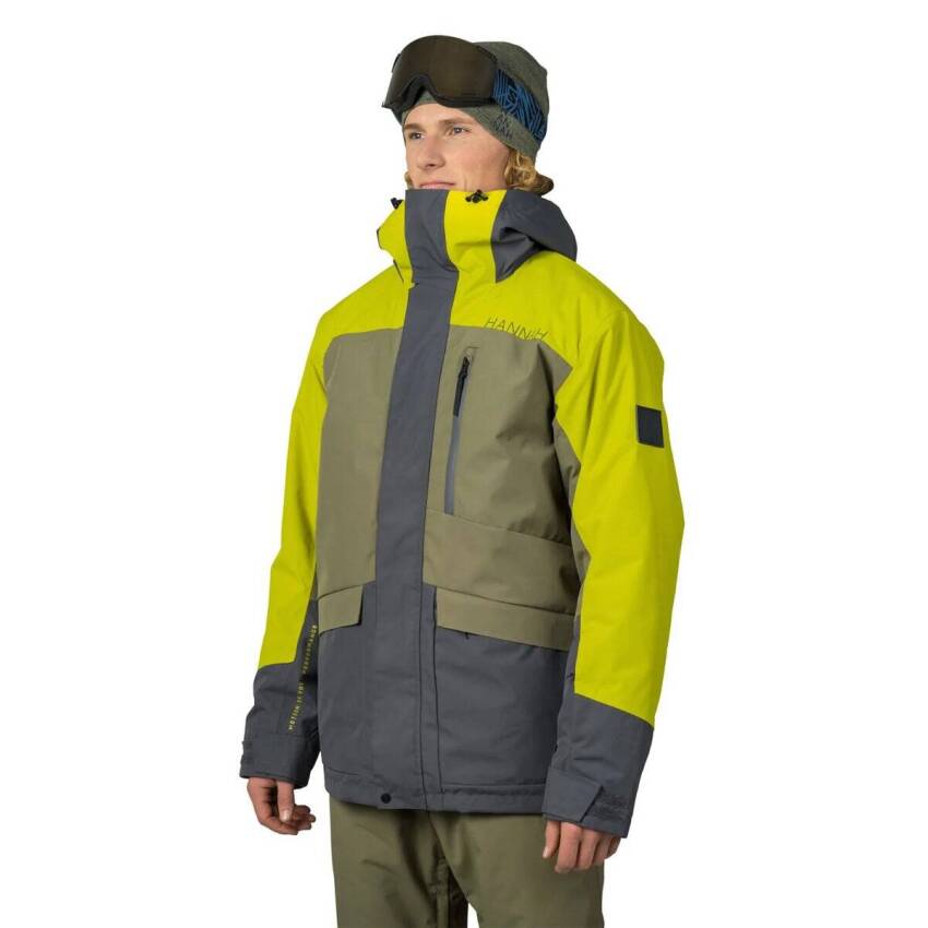 Hannah Garow FD Erkek Outdoor Mont burntolive/citronelle - 5