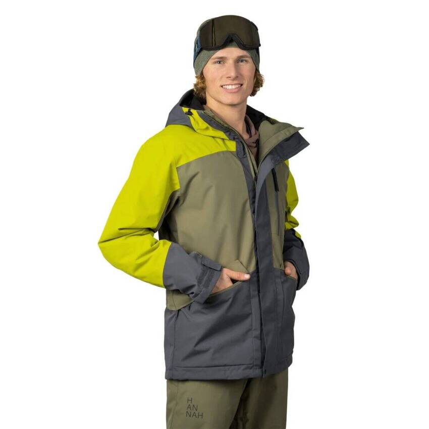 Hannah Garow FD Erkek Outdoor Mont burntolive/citronelle - 6