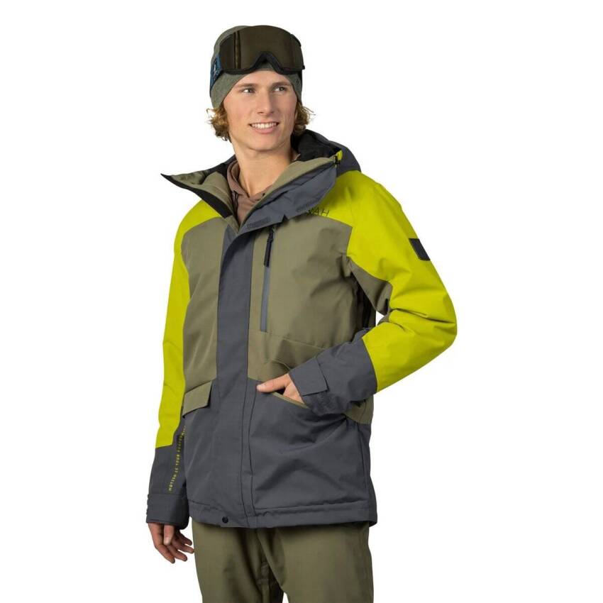 Hannah Garow FD Erkek Outdoor Mont burntolive/citronelle - 7