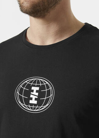 Core Graphic Siyah T-Shirt - 2