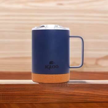 Igloo Cork Mug 350ml-LACİVERT - 4