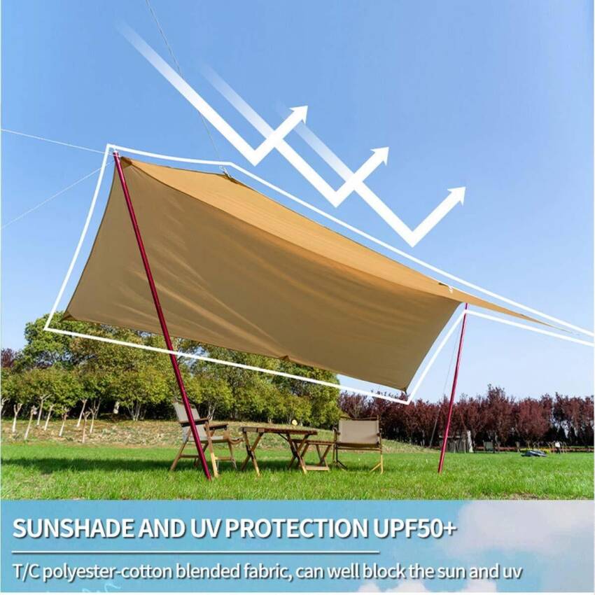 Madfox OEM Tarp 4x3 mt [ Güneş ve Rüzgar Koruma Brandası ] - 3