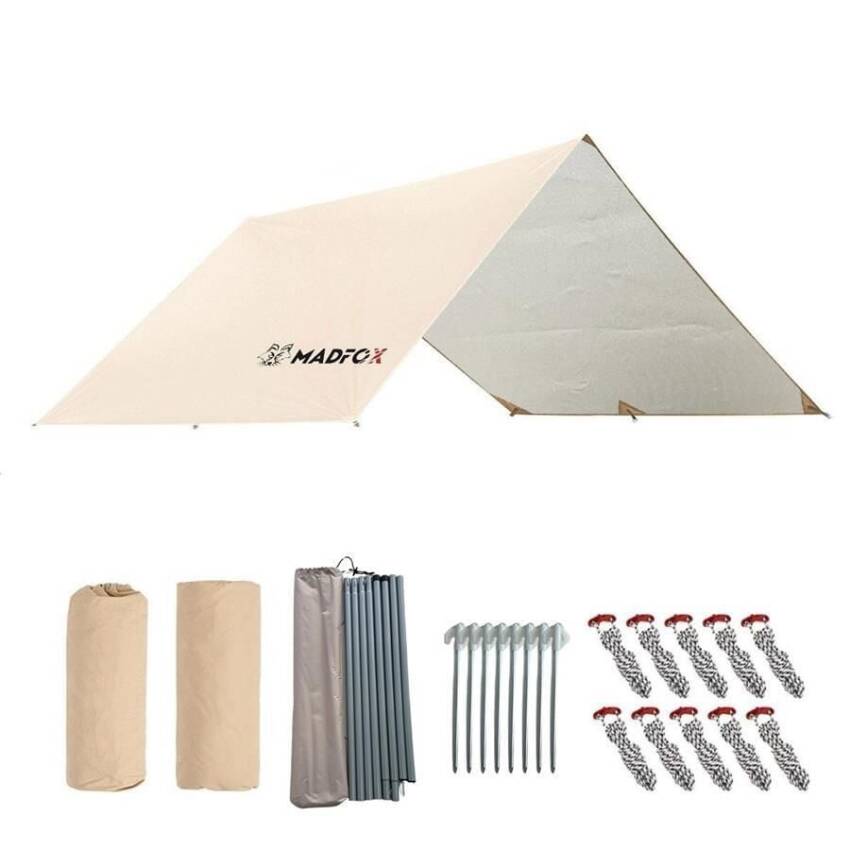 Madfox OEM Tarp 4x3 mt [ Güneş ve Rüzgar Koruma Brandası ] - 6