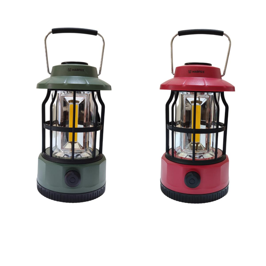 Madfox Brand Glamping Kamp Lambası 400 Lümen - Yeşil - 1