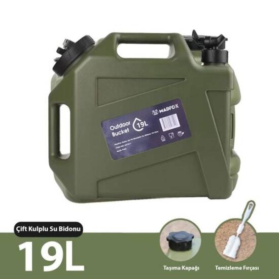Madfox Galon Air PE Musluklu Su Bidonu 19 Litre - Madfox