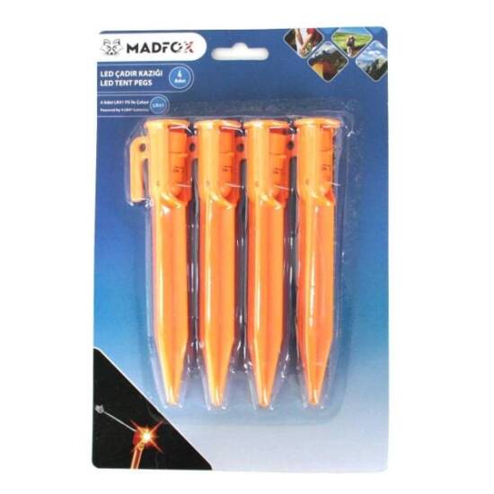 Madfox Led Işıklı Çadır Kazığı 15cm 4Pcs - Madfox (1)