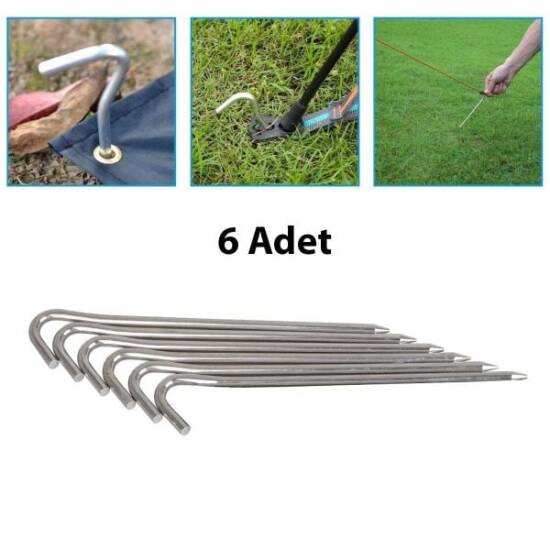 Madfox Skewer C-Kafa Çadır Kazığı 18cm 6Pcs - Madfox (1)