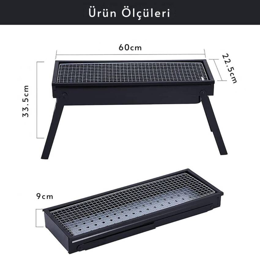 Madfox Cookout Portatif Katlanır BBQ Mangal - 4