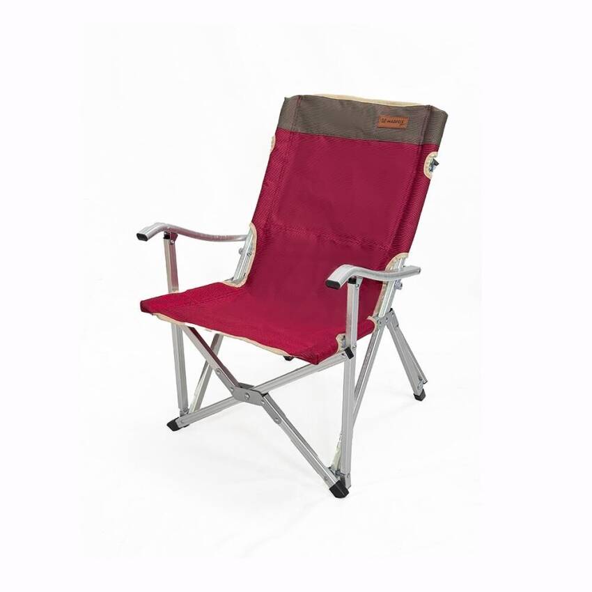 Madfox Dachuan Katlanır Kamp Sandalyesi BORDO - 1