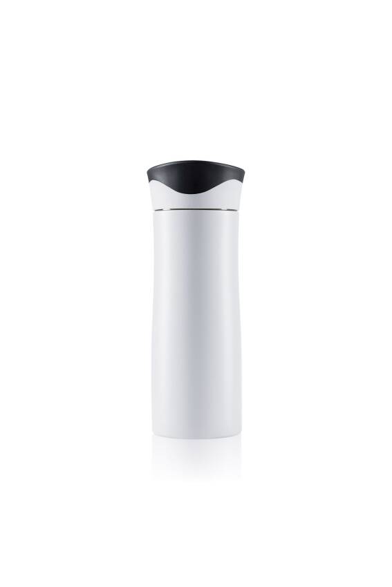 Travel Mug Termos Bardak 0.47 lt Paslanmaz Çelik Termos Beyaz - 4