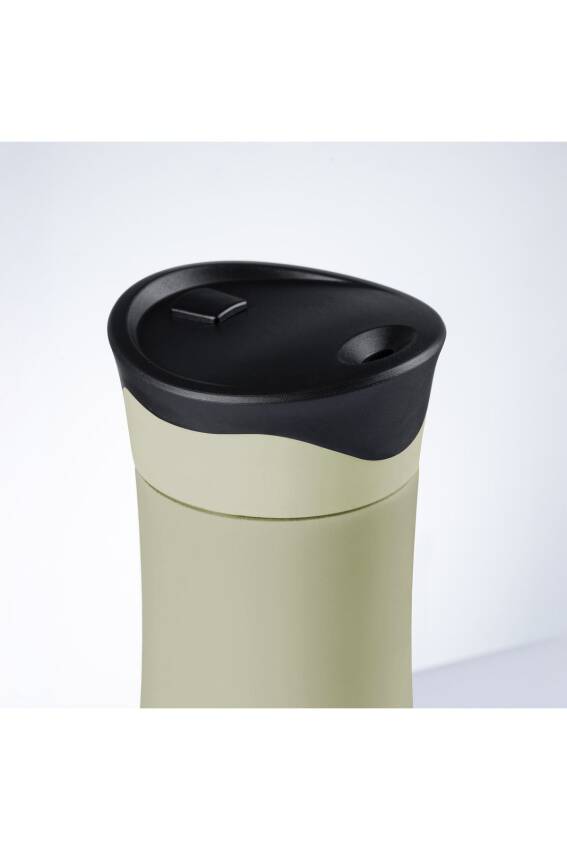 Travel Mug Termos Bardak 0.47 lt Paslanmaz Çelik Termos Haki - 6