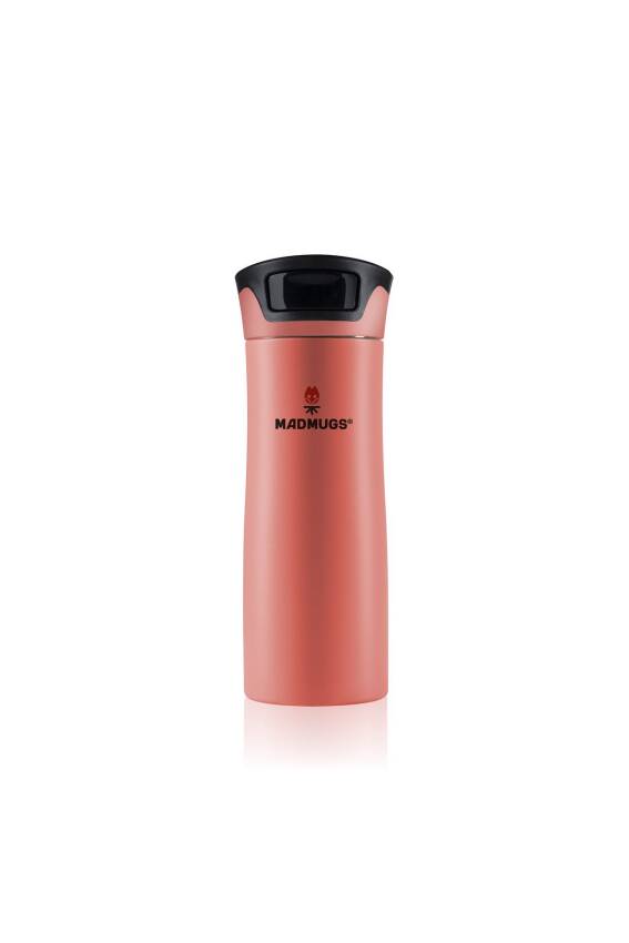 Travel Mug Termos Bardak 0.47 lt Paslanmaz Çelik Termos Pembe - 1