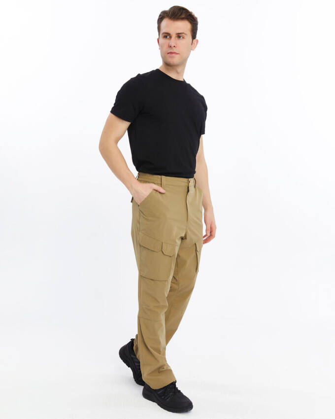 Mapamyumco Quick Dry Cargo Trekking Erkek Pantolon-BEJ - 5
