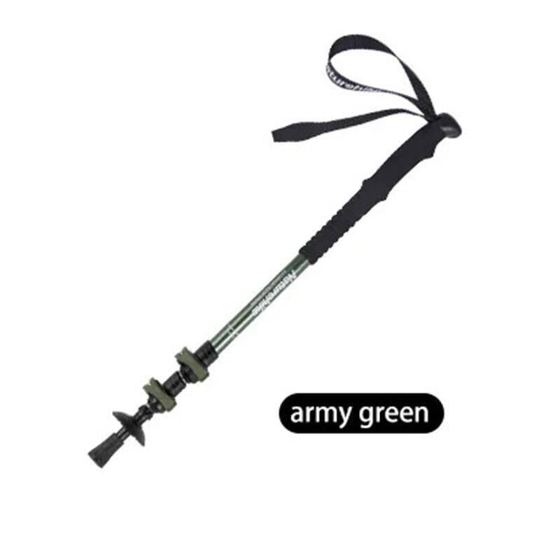 Naturehike ST01 3-Node 6061 AL Teleskopik Trekking Batonu | 62-135 cm | Army Green - 2