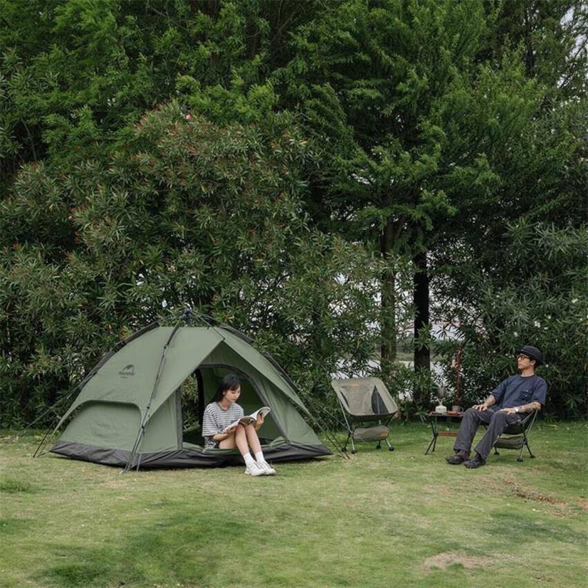 Naturehike 3 Kişilik Otomatik Kamp Çadırı Yeşil - 4