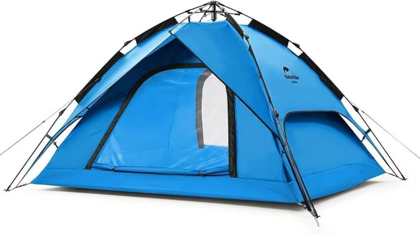 Naturehike 3 Kişilik Otomatik Kamp Çadırı MAVİ - 1