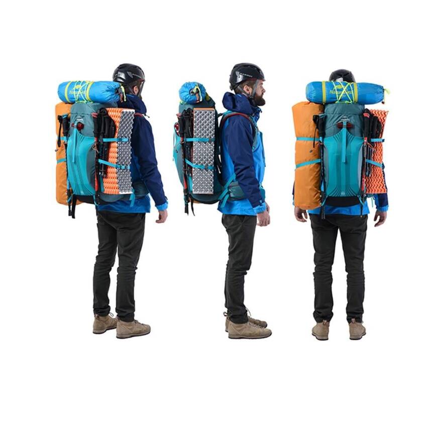 Naturehike 55+5 Lt Trekking Sırt Çantası MAVİ - 7