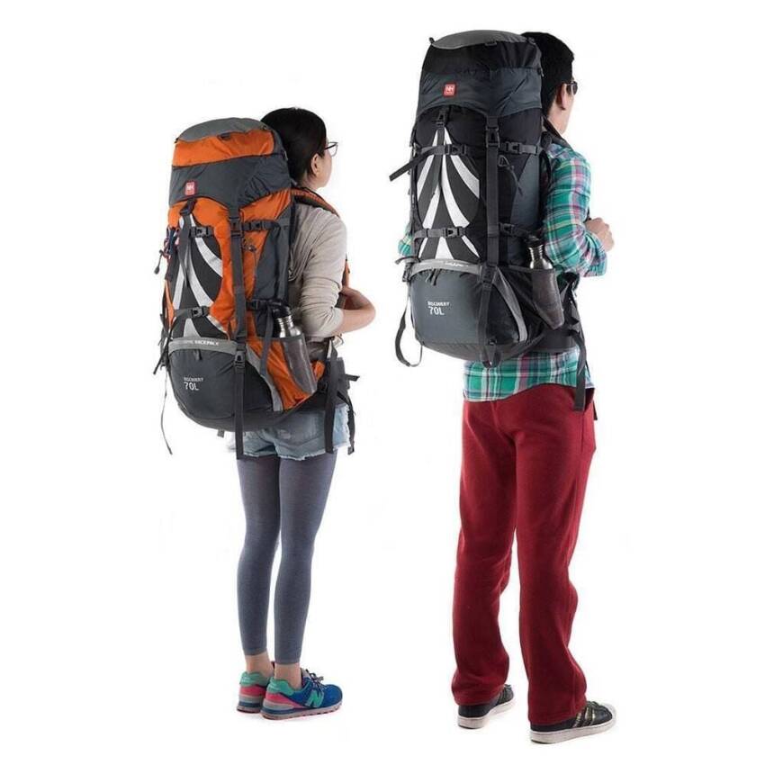 Naturehike Discovery 70+5 Lt Trekking Sırt Çantası SİYAH - 3