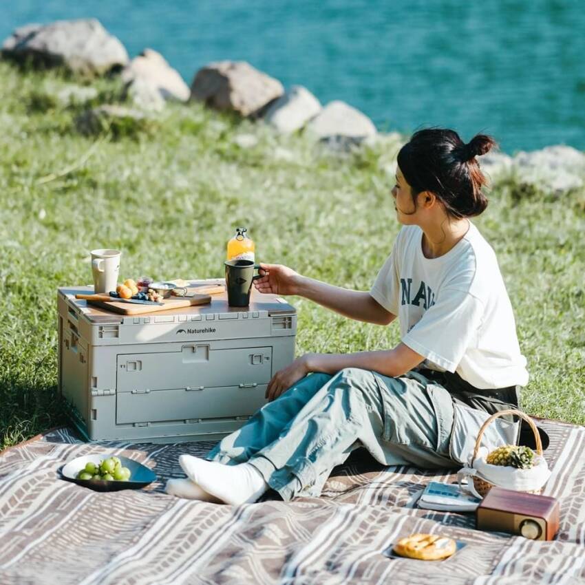 Naturehike Ling yue L Kapaklı Katlanır Saklama Kutusu [ Seyahat Organizatörü ] - 23 LT - 3