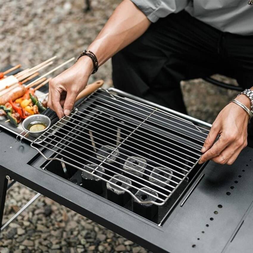 Naturehike Multifunctional Travel Barbecue + Katlanabilir Masalı BLACK - 3