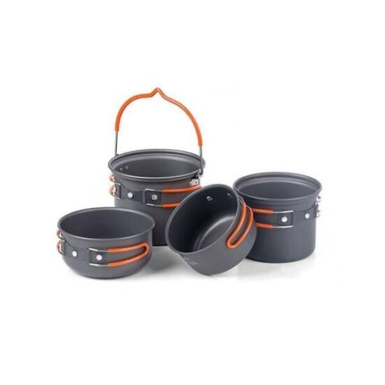 Naturehike 4IN1 Ultralight 2-3 Kişilik Kamp Yemek Pişirme Seti - Naturehike