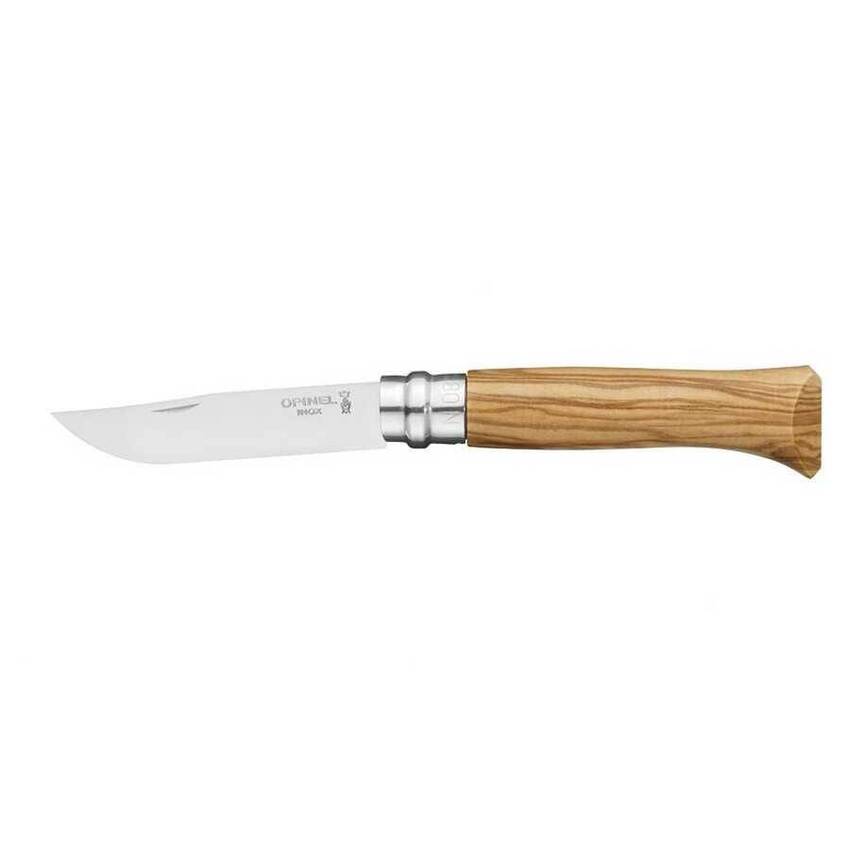 Opinel Inox 8 No Ahşap Kutulu & Kılıflı Zeytin Saplı Çakı - 2