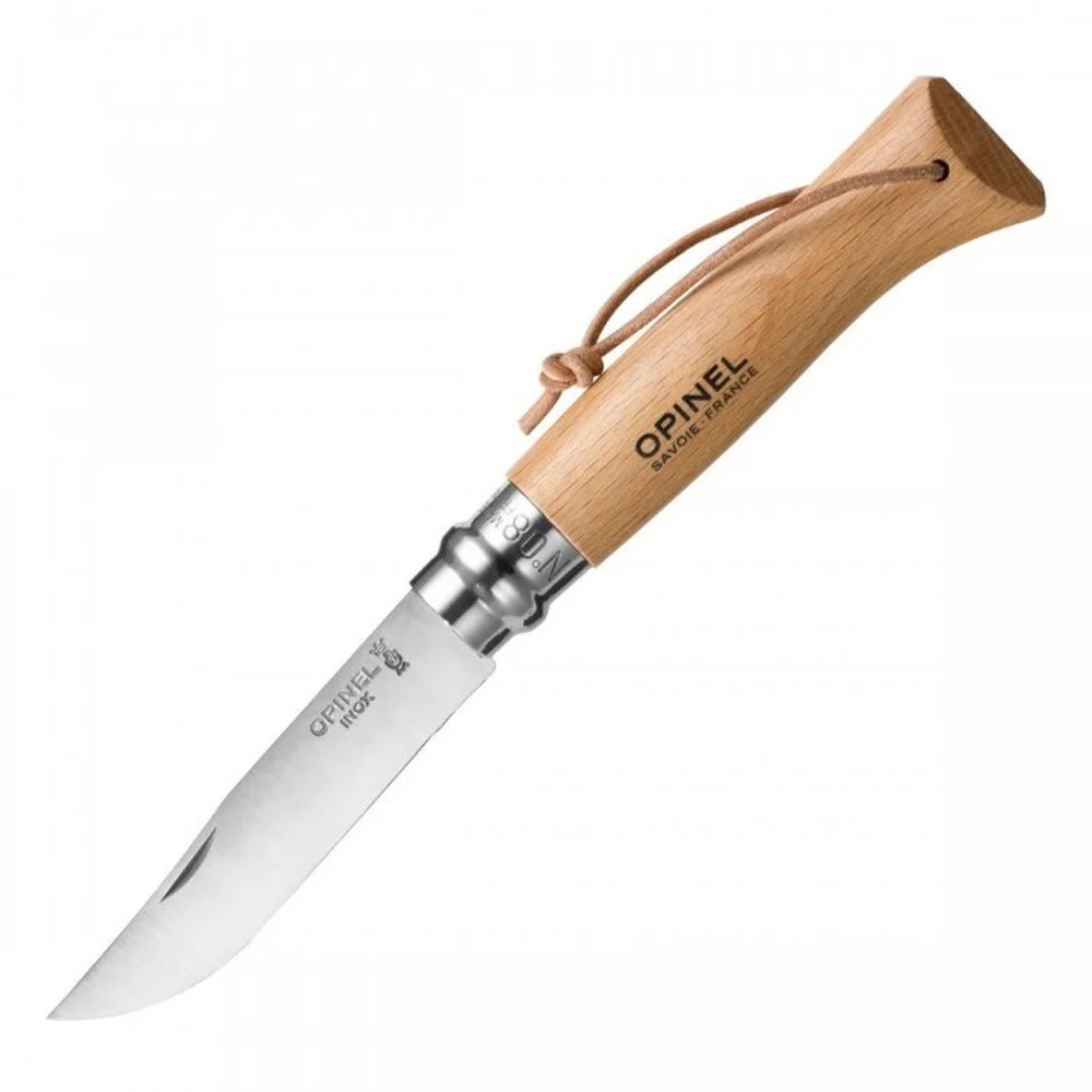 Opinel Inox 8 No Kayın Saplı Paslanmaz Çelik Çakı - 3